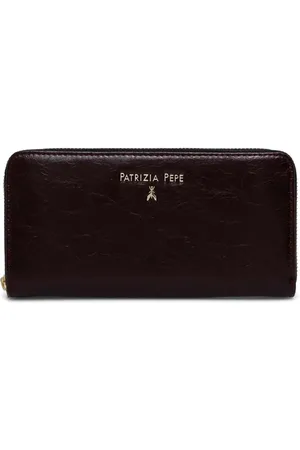 Patrizia Pepe Logo plaque wallet