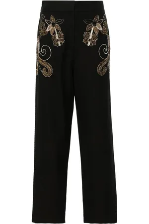 FORTE FORTE Beaded tapered trousers