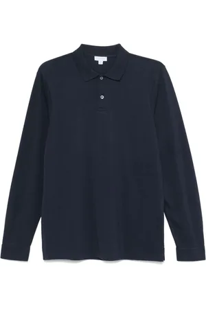 Sunspel Long-sleeve piqu?? polo shirt