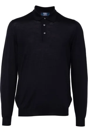 FEDELI Virgin-wool polo shirt