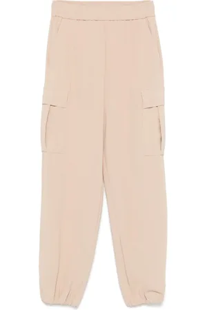 Twin-Set Crepe cargo pants