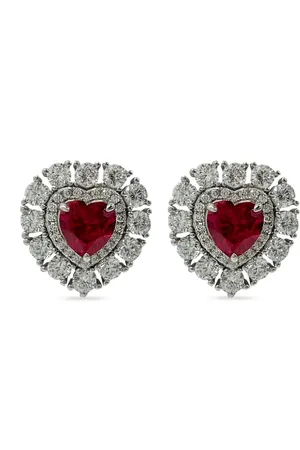 Juwelina Paris Ember Ruby stud earrings