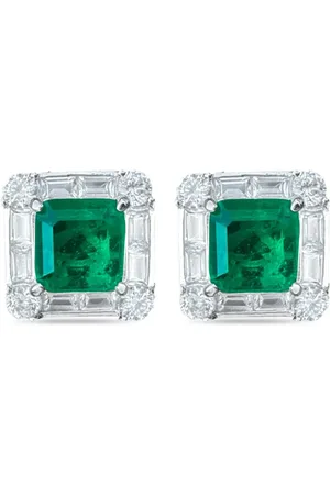 Juwelina Paris Emerald Gaia earrings