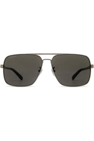 Gucci Pilot-frame tinted sunglasses