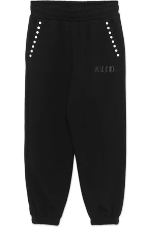 Moschino Stud-detail track pants