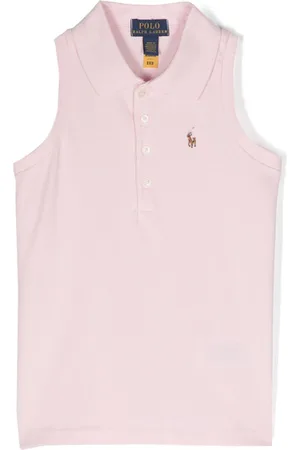 Ralph Lauren Polo Poly-embroidered sleeveless polo shirt