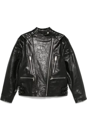 Twin-Set Leather biker jacket