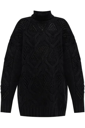 Sportmax Diamond-knit maxi jumper