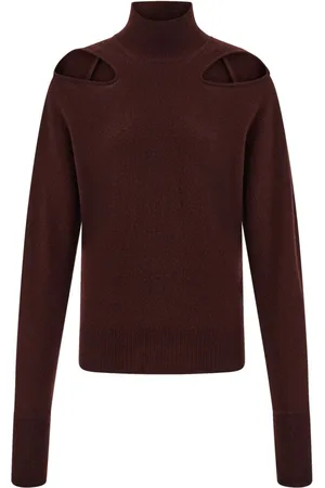 Salvatore Ferragamo Mock-neck cut-out jumper