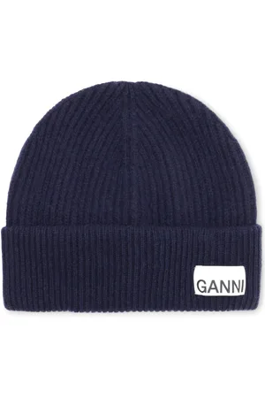 Ganni Ribbed-knit beanie