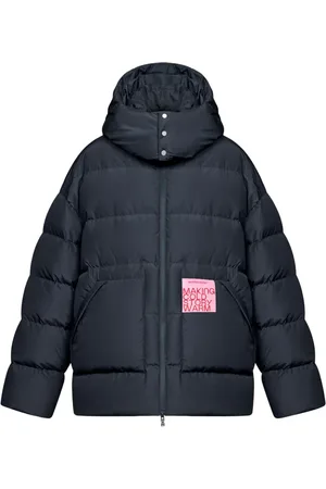 Monochrome Logo-patch down jacket