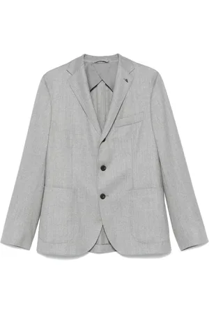 PESERICO SIGN Virgin wool flannel blazer