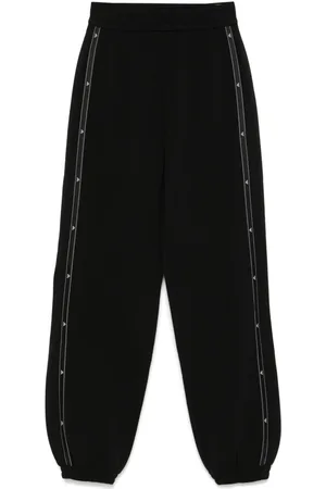 Emporio Armani Logo-tape trousers
