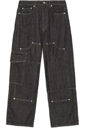 Ganni Fluffy wide-leg jeans