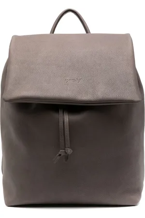 MARSÈLL Logo-debossed leather backback