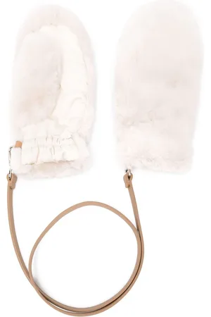PESERICO SIGN Faux-fur mittens