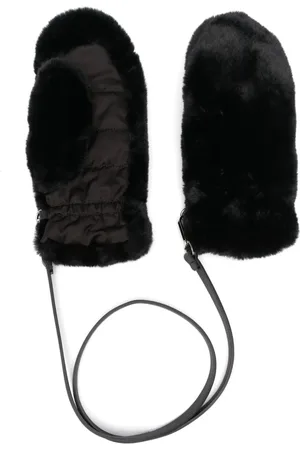 PESERICO SIGN Faux-fur mittens