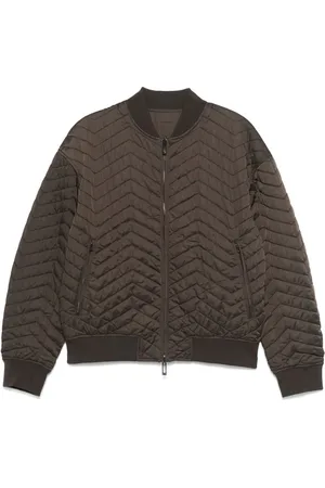 Emporio Armani Chevron-quilted jacket