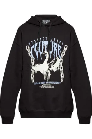 VERSACE Graphic-print hoodie