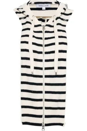 VERONICA BEARD Cashmere hoodie dickey