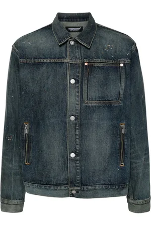 UNDERCOVER Embroidered denim jacket