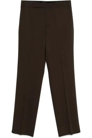 LARDINI Pressed crease trousers