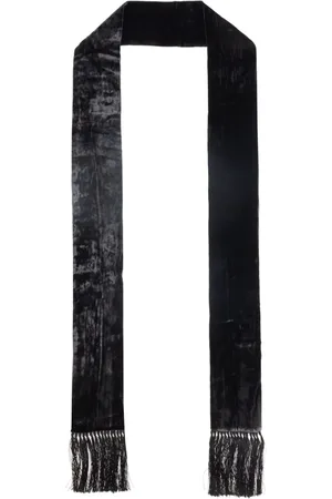 Dolce & Gabbana Fringed velvet scarf