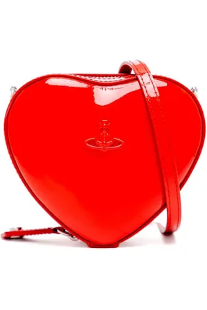 Vivienne Westwood Mini heart patent crossbody bag
