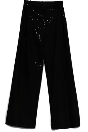 Ermanno Firenze Sequin-embellished trousers