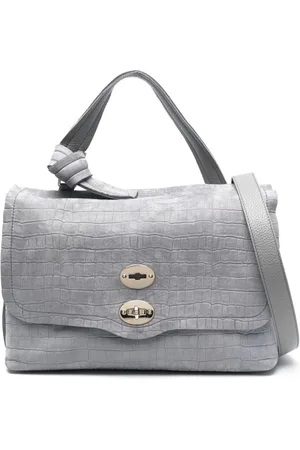 Zanellato Medium Postina Jones Caiman cross body bag