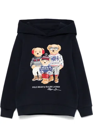 Ralph Lauren Polo Bear Family fleece hoodie