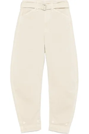 LEMAIRE Tapered belted trousers