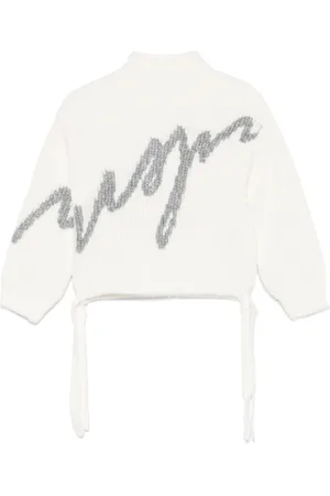 Msgm Intarsia-logo sweater