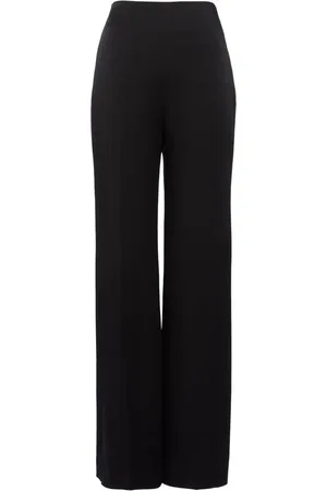 Jenny Packham Carey wide-leg satin trousers