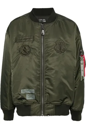 Izzue Logo zip-up bomber jacket
