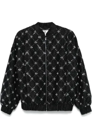 NISSA Embroidered jacquard jacket