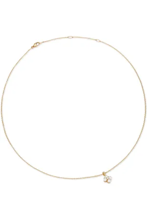David Yurman 18kt yellow Petite Modern Renaissance diamond necklace (1.1mm)
