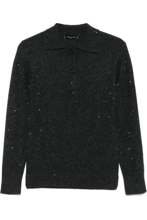 Fabiana Filippi Sequin-embellished polo top