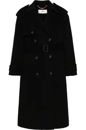 Elisabetta Franchi Wool trench coat