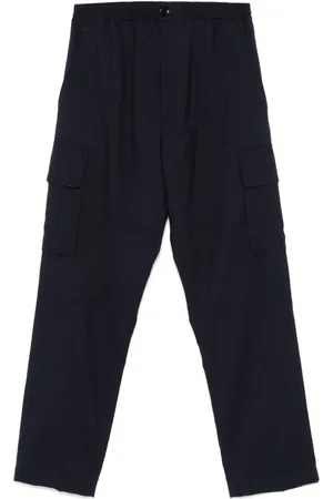Marni Decorative-stitching virgin-wool cargo pants