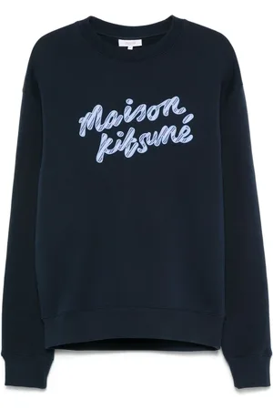Maison Kitsuné Logo-embroidered sweatshirt