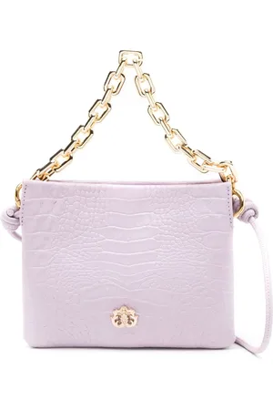 Isla Ibiza Logo-plaque detail shoulder bag