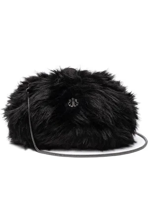 Isla Ibiza Teddy faux-fur shoulder bag