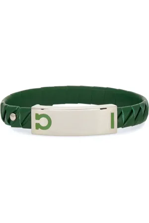 Salvatore Ferragamo Gancini leather bracelet