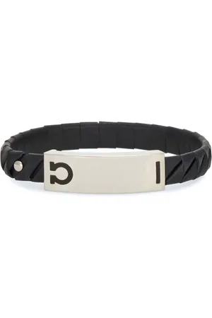 Salvatore Ferragamo Gancini leather bracelet