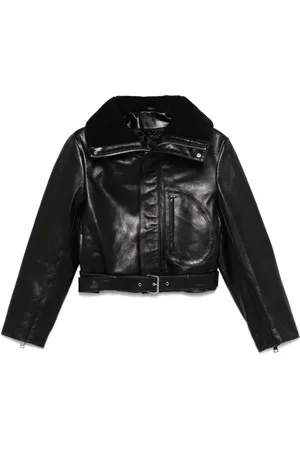 Victoria Beckham Cropped biker jacket