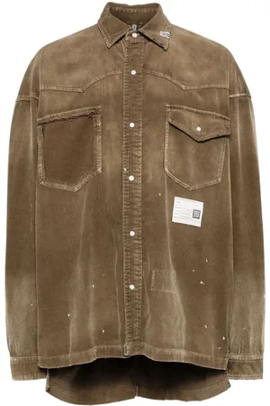 Maison Mihara Yasuhiro Vintage-like Corduroy Shirt