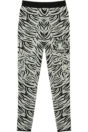 Twin-Set MYFO jacquard knit leggings