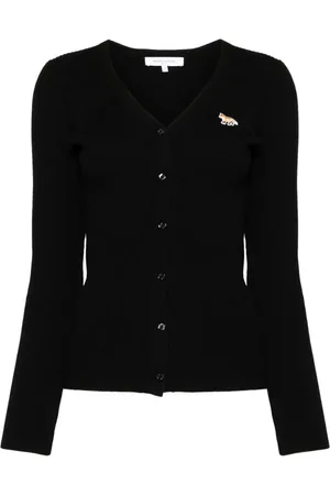 Maison Kitsuné Baby Fox patch cardigan