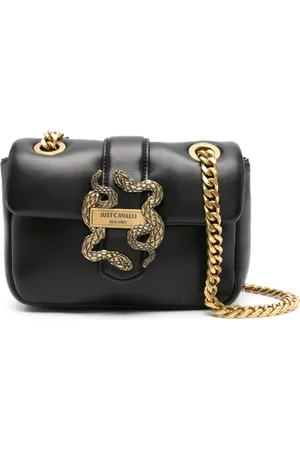 Roberto Cavalli Logo-plaque shoulder bag